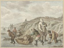 Ice entertainment, 1741-1820. Creator: Abraham Delfos.