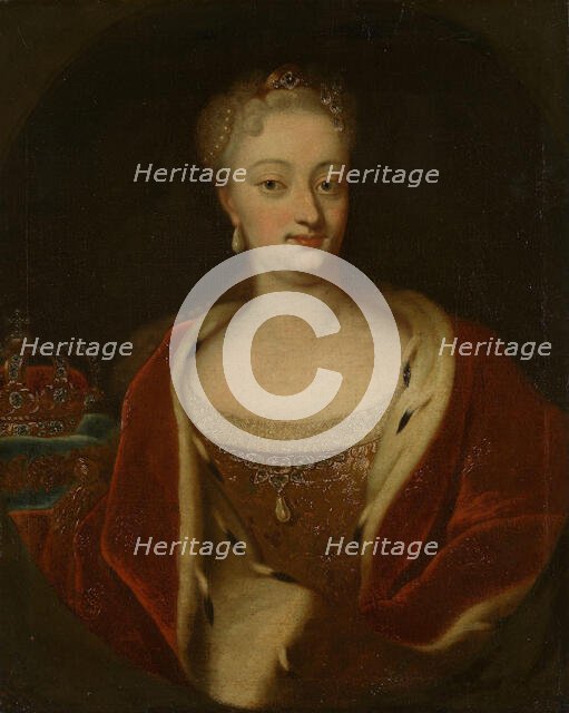 Sophie Magdalene, Queen of Denmark-Norway, probably 1730s. Creator: Johann Salomon Wahl.