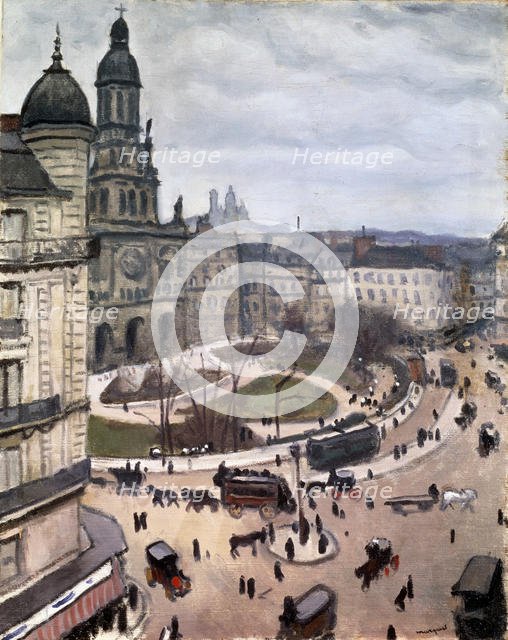 'Place de la Trinité in Paris', 1911.  Artist: Albert Marquet