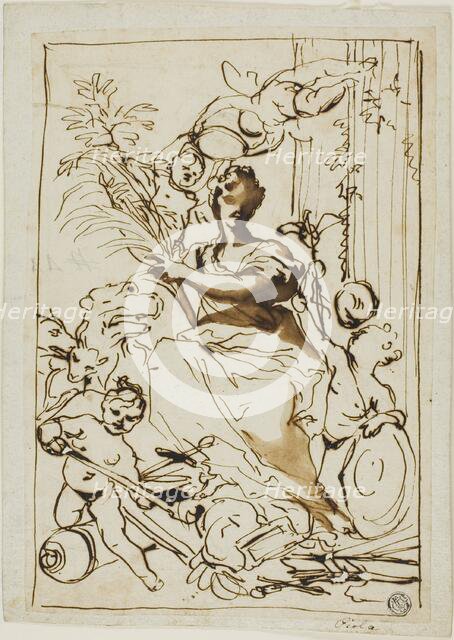 Allegory of Victory, n.d. Creator: Domenico Piola I.