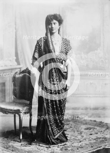 Mrs. Ratan Lata, standing, c1910. Creator: Bain News Service.