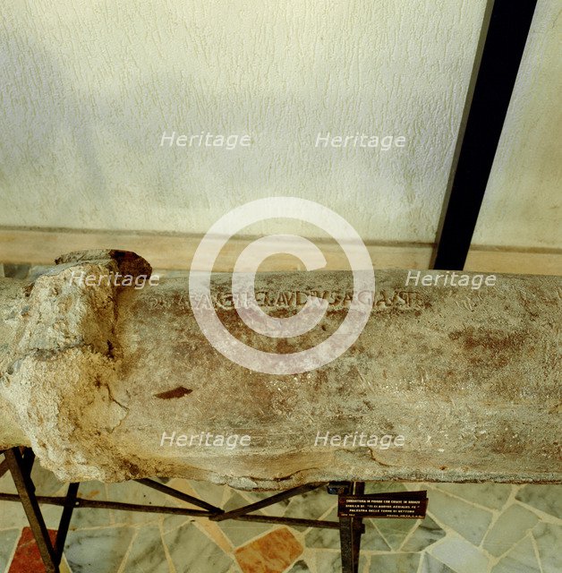 Roman Water Pipe. Artist: Unknown