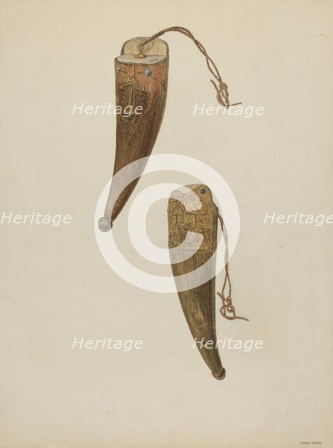 Sailor's Sewing Kit, c. 1938. Creator: Samuel Faigin.