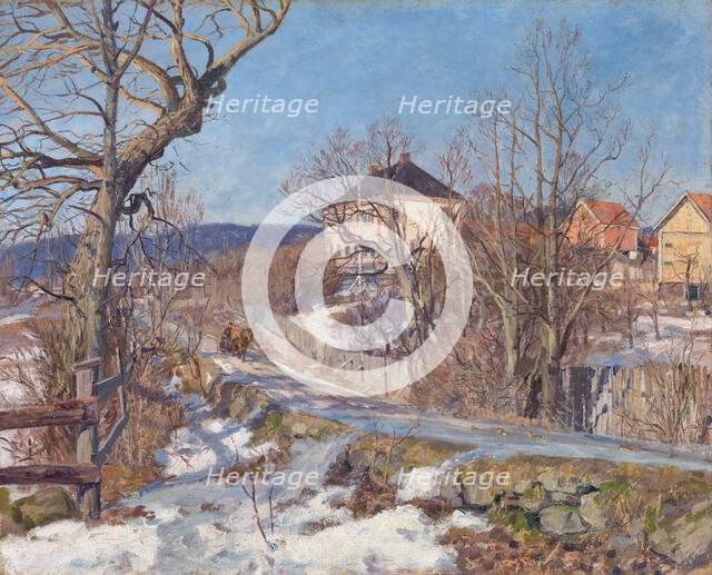 February, 2 Degrees below Zero, 1887. Creator: Jorgen Sorensen.