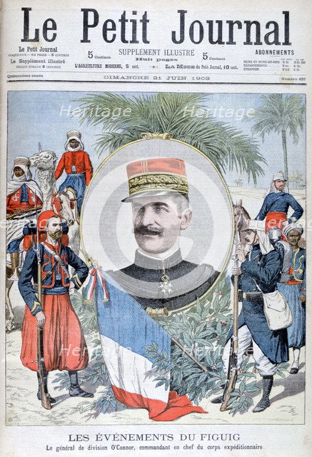 General O'Connor, commander of the expeditionary force to Figuig, Morocco, 1903. Creator: Unknown.