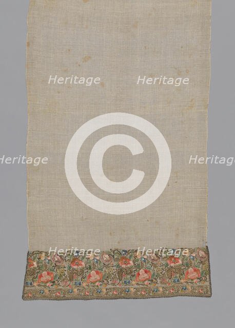 Towel, Turkey, 1850/1900. Creator: Unknown.
