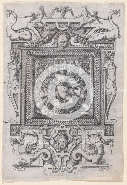 Furniture Design, 1565-70. Creator: Jacques Androuet Du Cerceau.