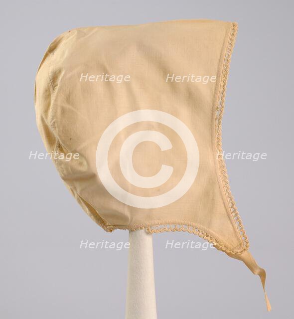 Nightcap, American, ca. 1868. Creator: Unknown.