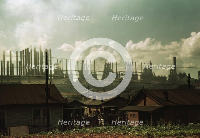 Houses and factories, between 1941 and 1942. Creator: Unknown.