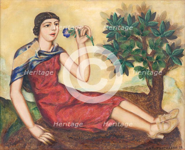 In Spring, 1929. Creator: Antonín Procházka.