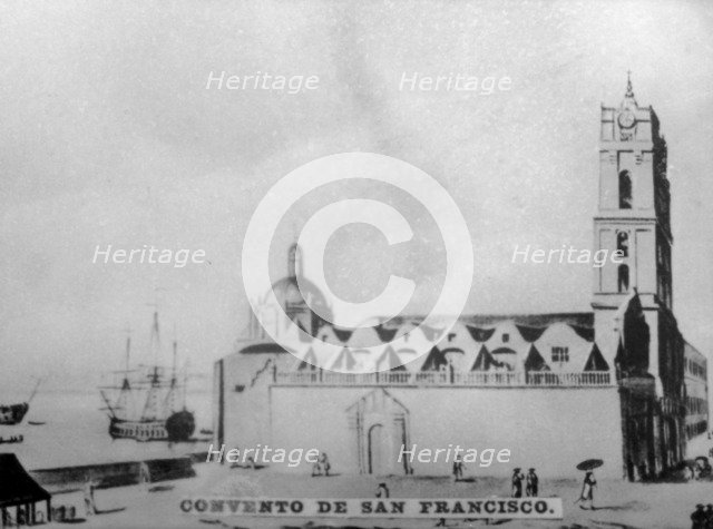 Convent of Saint  Francisco, (1738), 1920s. Artist: Unknown