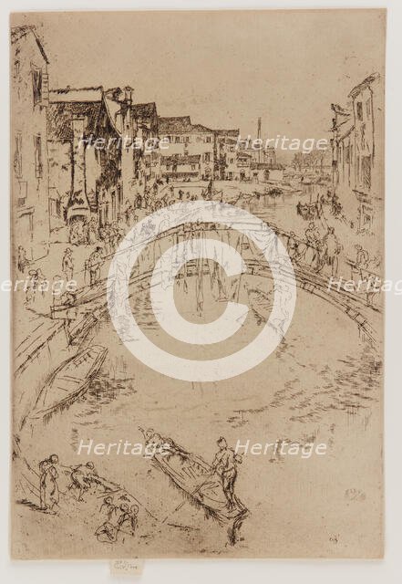 The Bridge, Santa Marta, 1879-1880. Creator: James Abbott McNeill Whistler.