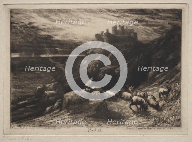 Harlech, 1880. Creator: Francis Seymour Haden (British, 1818-1910).