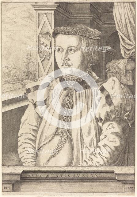 Lady von Eckh (born Piencsenau), 1553. Creator: Hans Sebald Lautensack.