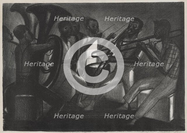 WPA Rhythm Band, ca.1935 - 1943. Creator: Elizabeth Olds.