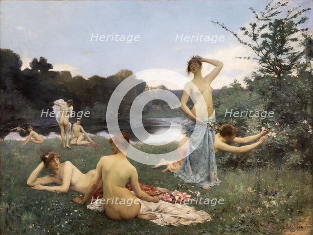 Summer, 1884. Creator: Collin, Raphaël (1850-1916).