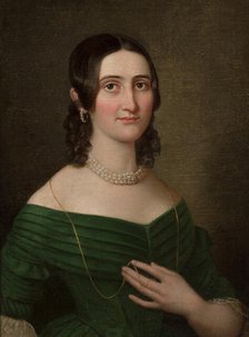 Portrait of a Woman, 1842. Creator: Karol Schweikart.