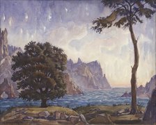 Landscape, 1942. Artist: Bogayevsky, Konstantin Fyodorovich (1872-1943)