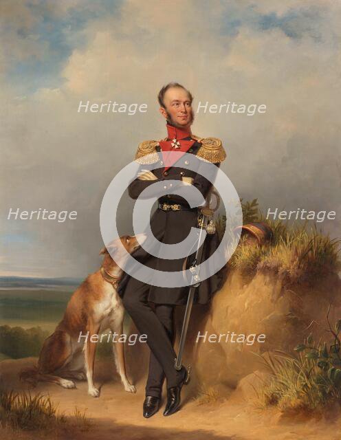 Portrait of William II, King of the Netherlands, 1839. Creator: Jan Adam Kruseman.