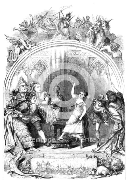 The Pantomime at Covent-Garden: "Cinderella - the Butterfly's Ball and the Grasshopper's Feast",1876 Creator: David Henry Friston.