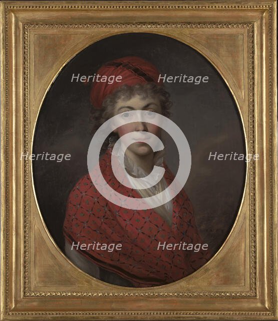 Portrait of Izabela née von Flemming, Princess Czartoryska (1746-1835), 1796. Creator: Kazimierz Wojniakowski.