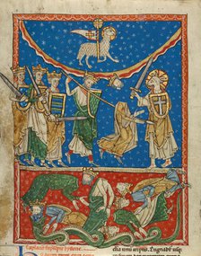 The Lamb Defeating the Ten Kings, about 1220-1235. Creator: Unknown.