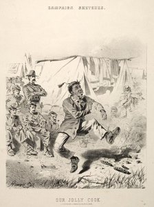 Campaign Sketches: Our Jolly Cook, 1863. Creator: Winslow Homer (American, 1836-1910).