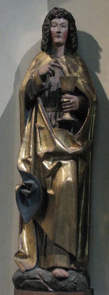 Saint John the Evangelist, German, 15th or 16th century. Creator: Unknown.