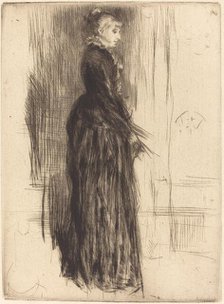 The Little Velvet Dress, 1873. Creator: James Abbott McNeill Whistler.