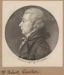 Robert Carter, 1801. Creator: Charles Balthazar Julien Févret de Saint-Mémin.