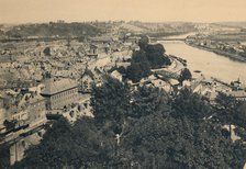 'Namur. Vue de la Ville et Confluent de Sambre et Meuse', c1900. Artist: Unknown.