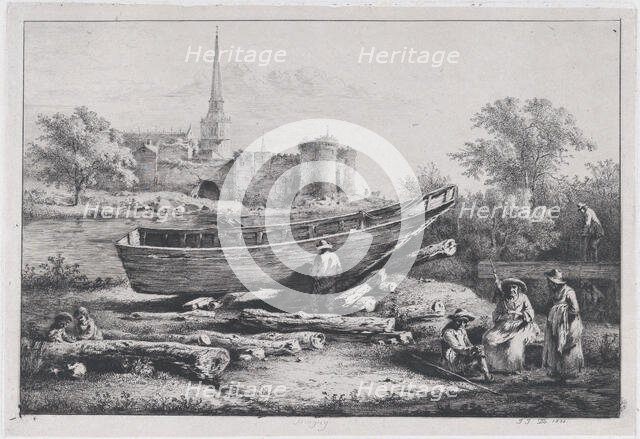 The Construction Site, in Savigny, 1803. Creator: Jean-Jacques de Boissieu.