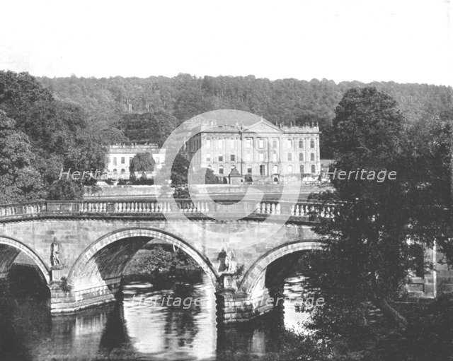 Chatsworth House, Derbyshire, 1894. Creator: Unknown.