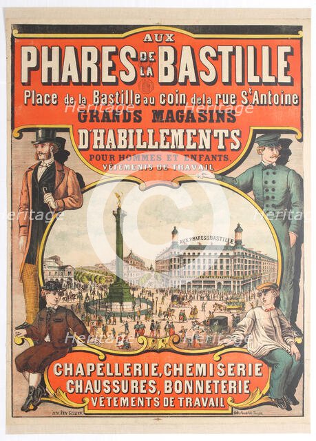 Aux Phares de la Bastille, 1890s. Creator: Anonymous.