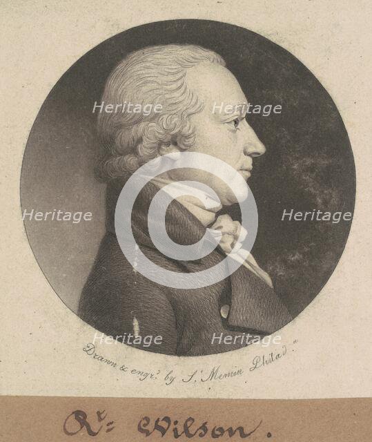 Robert Wilson, 1802. Creator: Charles Balthazar Julien Févret de Saint-Mémin.