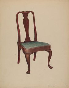Chair, 1937. Creator: Arsen Maralian.