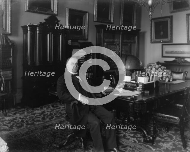 President William McKinley at the White House, Monday, Nov. 27, 1900. Creator: Levin Handy.