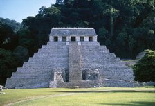 Temple of the Inscriptions, Palenque, Mexico, Mayan, 7th-8th centuries, 1998.  Creator: Unknown.