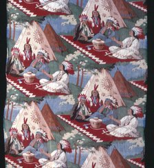 Panel (Furnishing Fabric), United States, 19th century. Creator: Unknown.