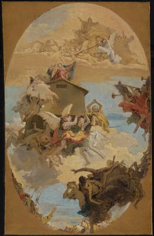 The Miracle of the Holy House of Loreto, 1743. Creator: Giovanni Battista Tiepolo.