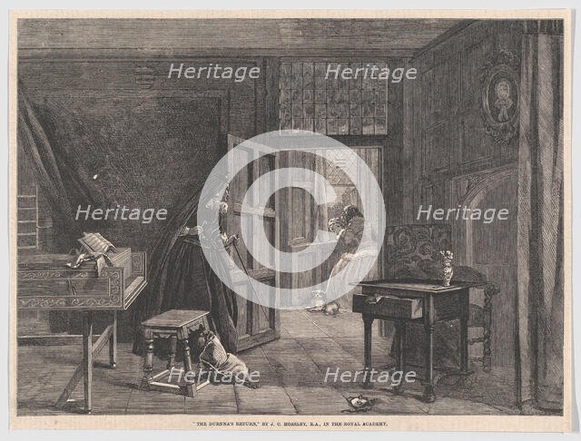 The Duenna's Return, from "Illustrated London News", May 19, 1860. Creator: William Luson Thomas.