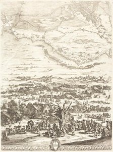 The Siege of Breda [plate 5 of 6], 1627/1628. Creator: Jacques Callot.