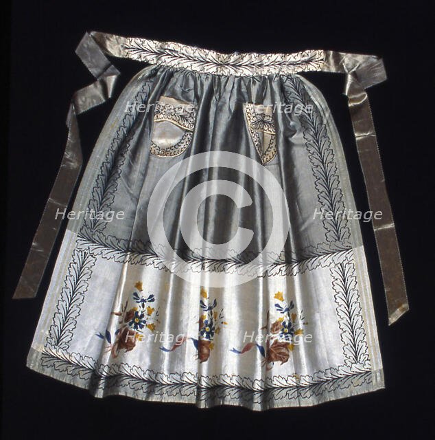 Apron, Switzerland, 1800/25. Creator: Unknown.