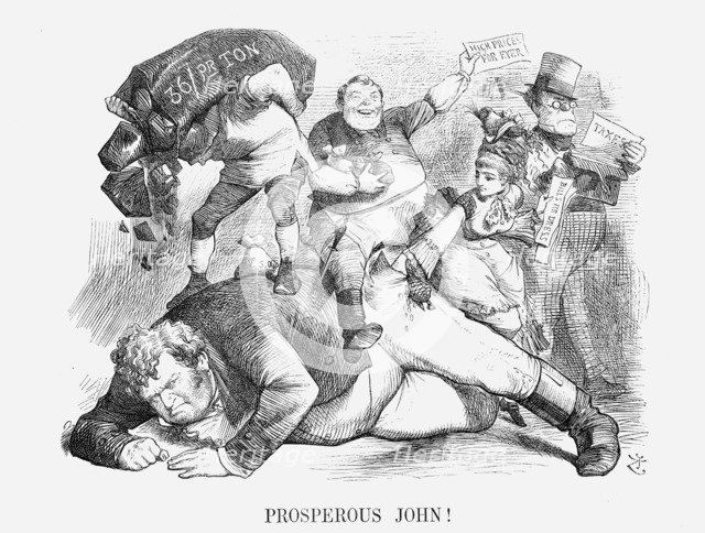 'Prosperous John', 1872. Artist: Joseph Swain