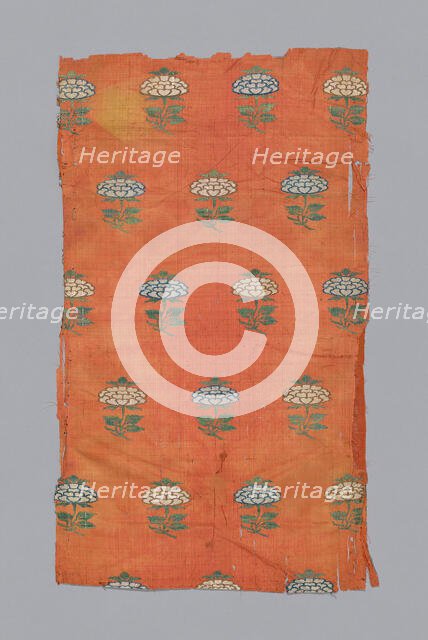Panel (Dress Fabric), Iran, 1625/75. Creator: Unknown.