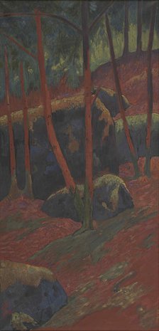 Le Bois rouge, c. 1895. Creator: Sérusier, Paul (1864-1927).