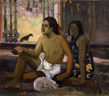 'Eiaha Ohipa (Not Working. Tahitians in a Room)', 1896.  Artist: Paul Gauguin