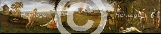 The Legend of Polydoros (The Forest of Polydorus), ca 1506-1508. Creator: Titian (1488-1576).