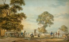 Encampment In Hyde Park During The Gordon Riots, 1780. Creator: Paul Sandby.