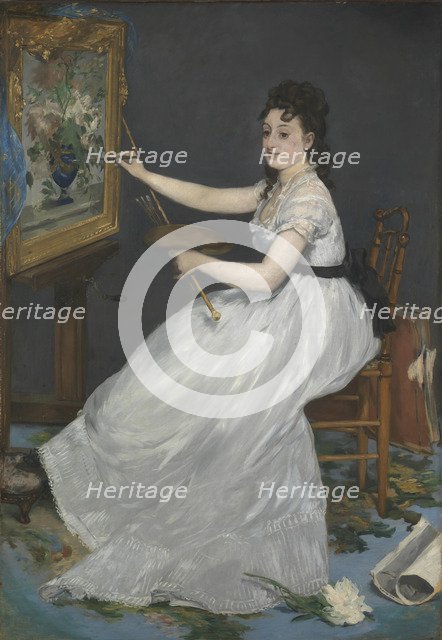 Eva Gonzalès, 1870. Artist: Manet, Édouard (1832-1883)